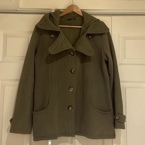 Military green colored jacket